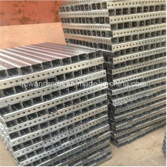 Traffic Sign Post Perforated and Telescoping Square Tube with Galvanized Surface