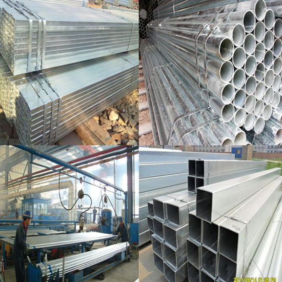 150X150mm X 8mm Hot Dipped Galvanized Steel Pipe for Steel Structure