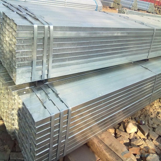 Rectangular Hot DIP Galvanized Steel Hollow Section with Cross Shaft