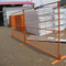 Orange Color Painted Steel Fence Made by Wire Mesh