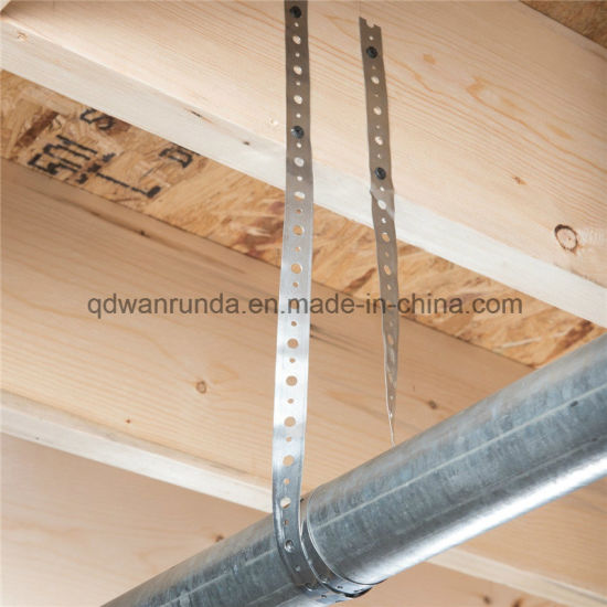 3/4" 28ga Perforated Galvanized Steel Hanger Strap